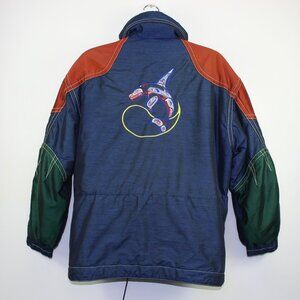 Vintage Decente Ski Canada Orca Whale Jacket Coat (M)